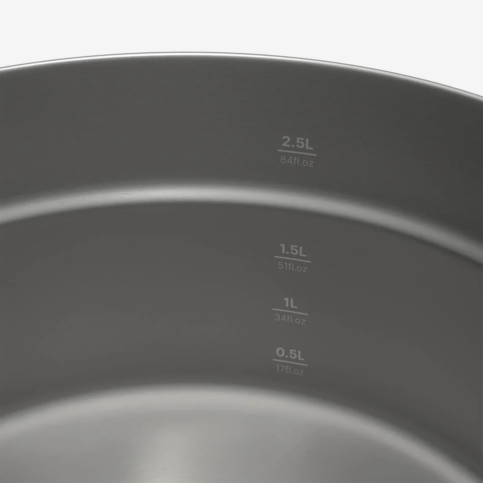 Quechua 500 Stainless Steel Nonstick Camping Cookset – 25-Piece for 4 People - Image 4