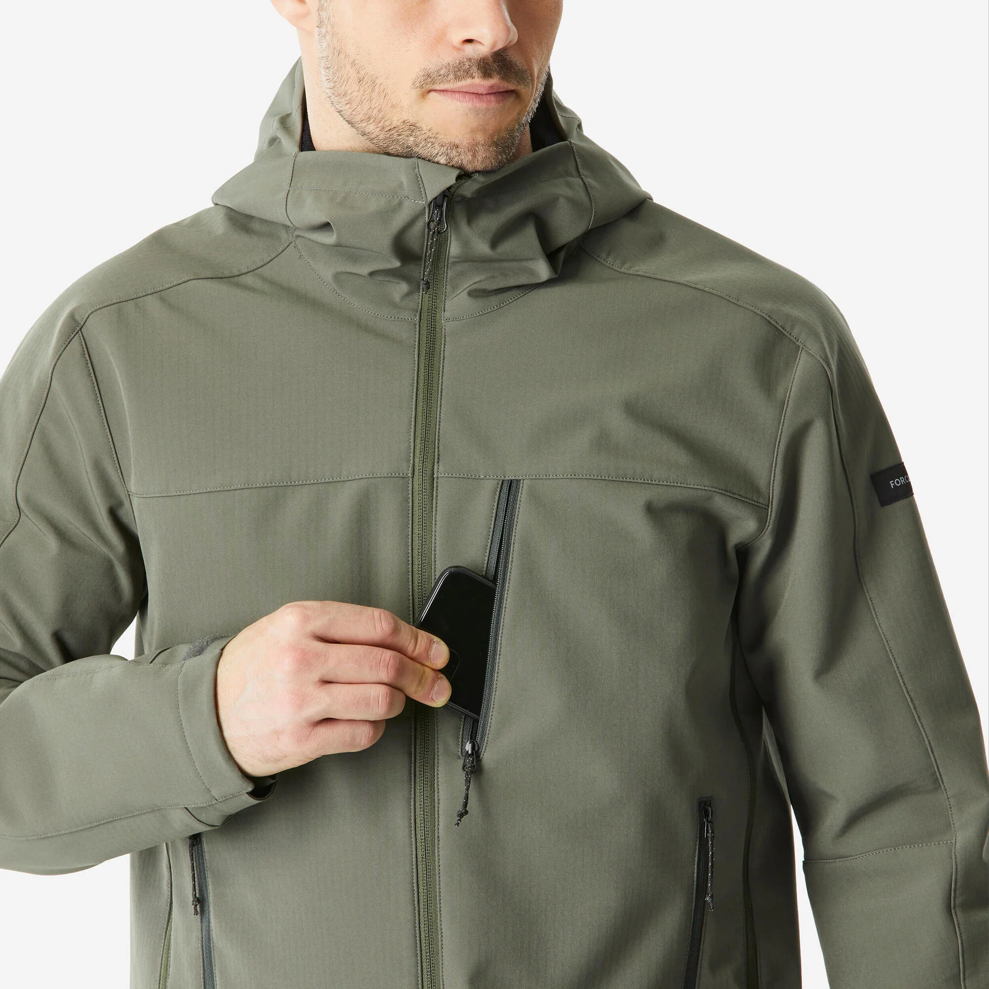 Forclaz Men's 500 Windbreaker Softshell Jacket - Image 6