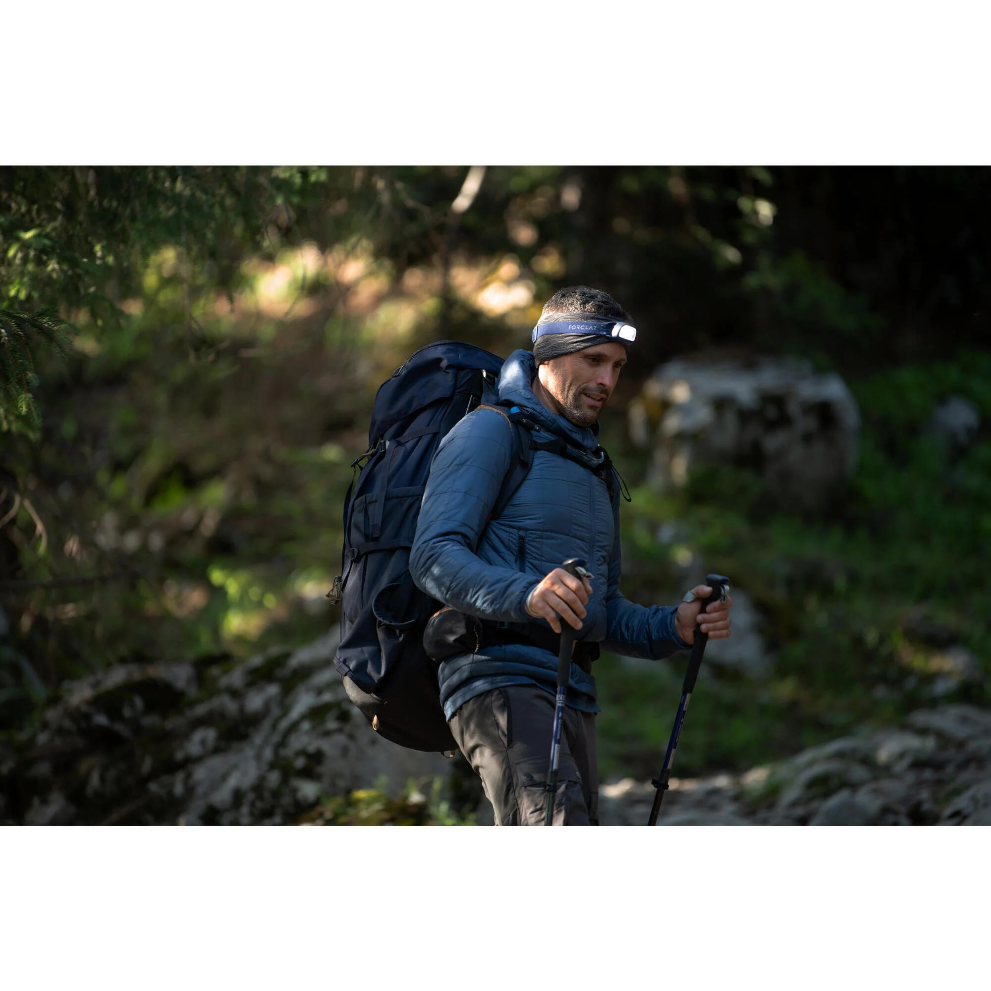 Forclaz Trek 100 Rechargeable 200 Lumens USB Hiking Head Lamp - Image 8