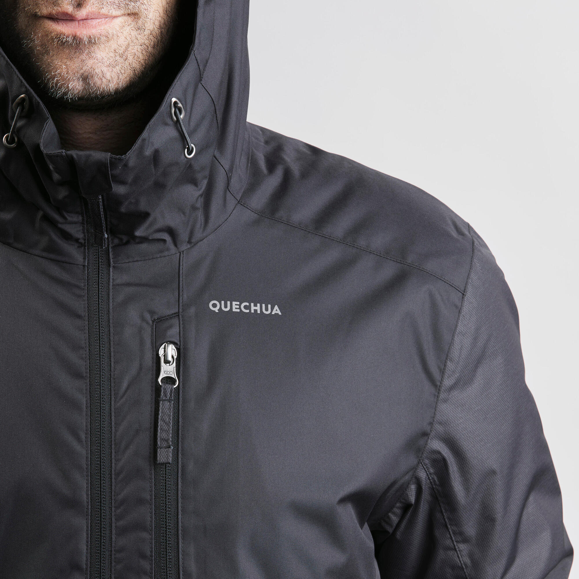 Quechua Men's NH500 Waterproof Winter Jacket - Image 3