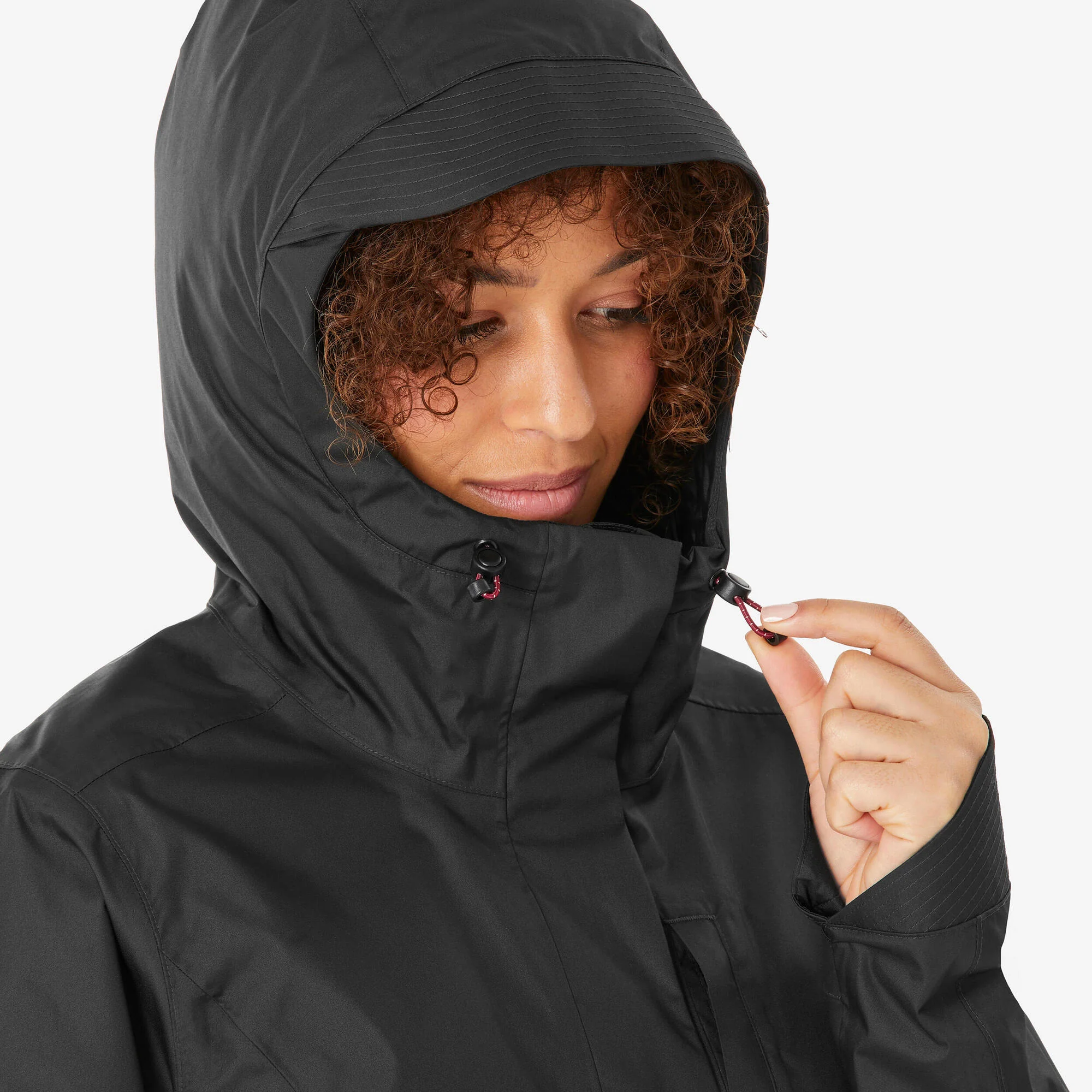 Quechua Women’s NH500 Waterproof Hiking Rain Jacket - Image 10