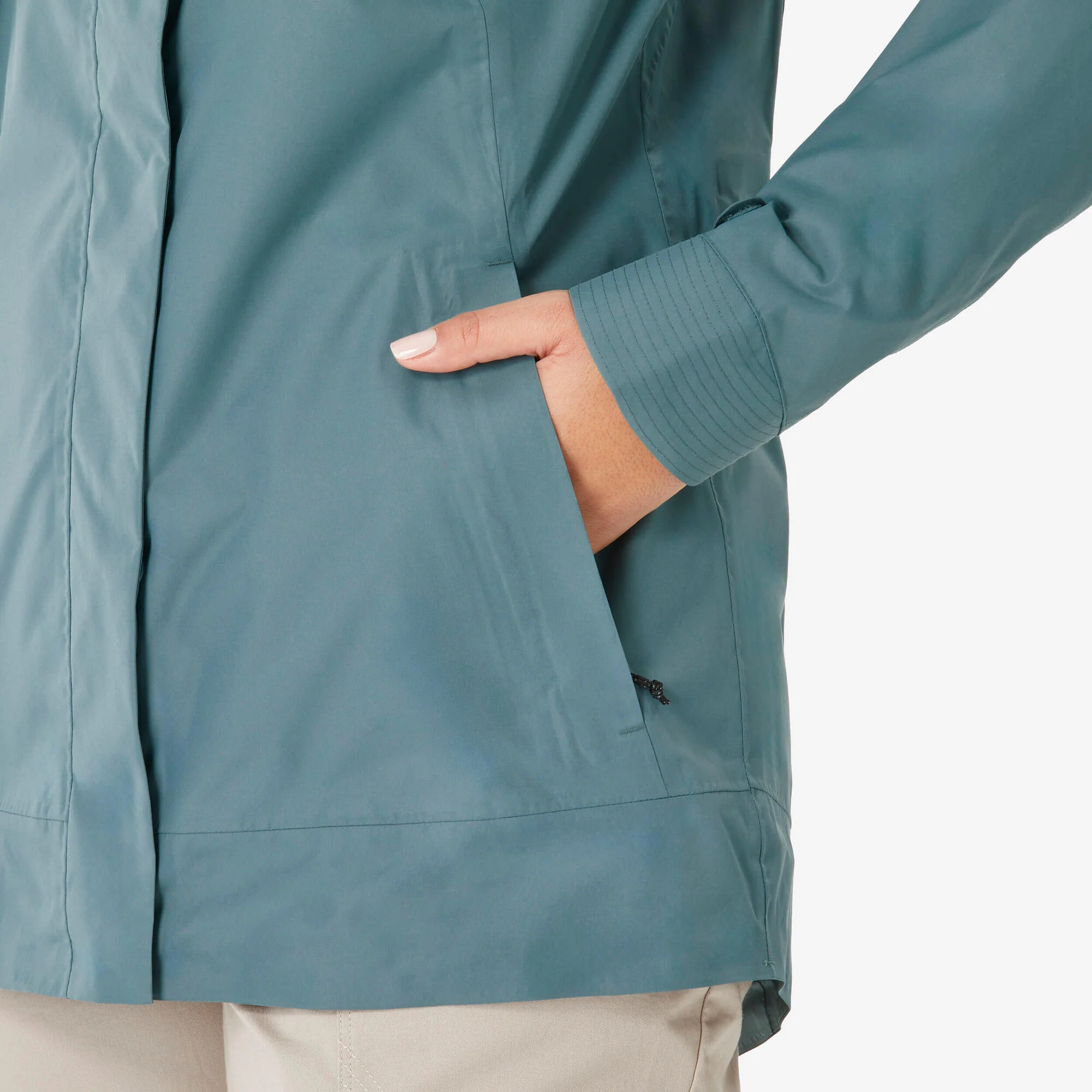 Quechua Women’s NH500 Waterproof Hiking Rain Jacket - Image 19