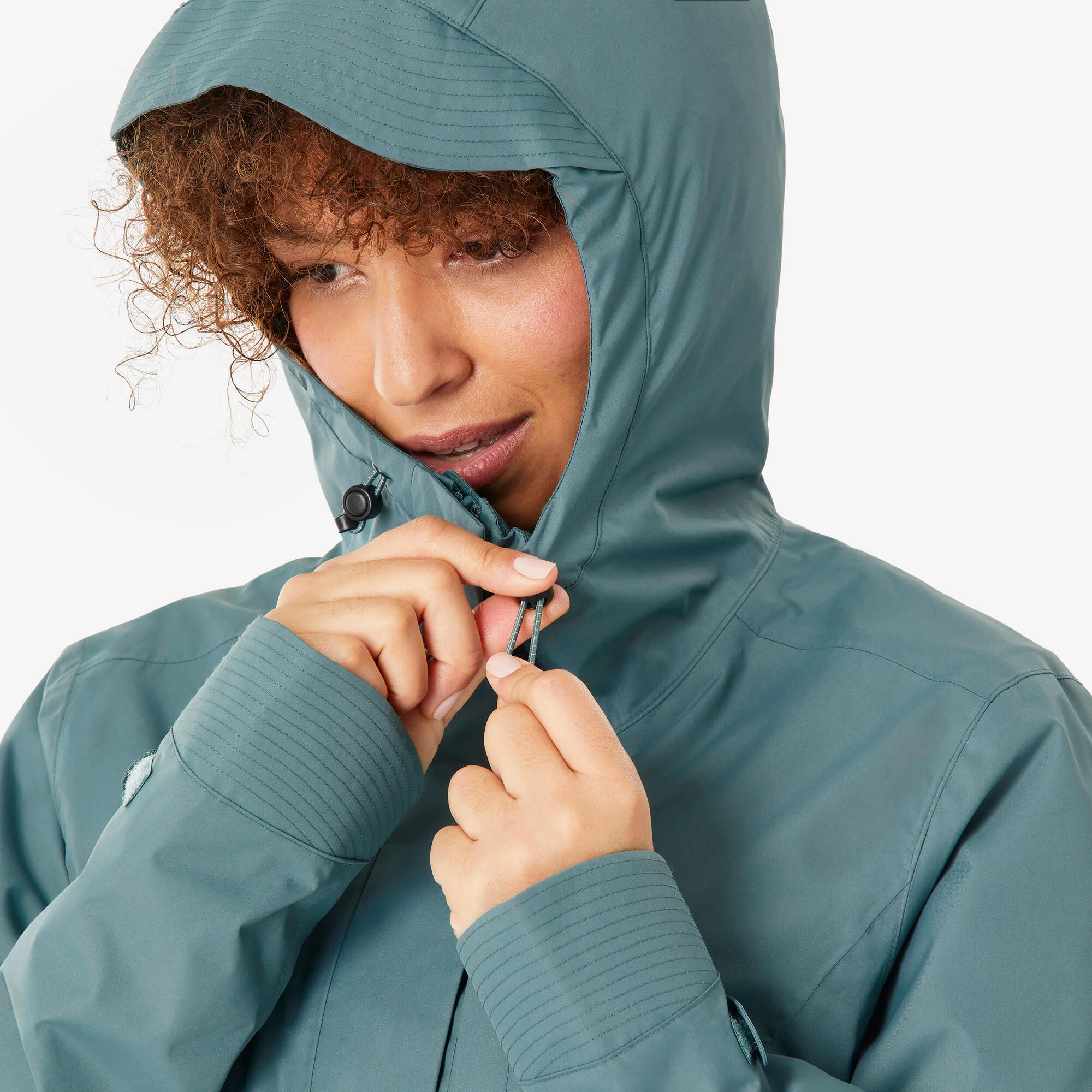 Quechua Women’s NH500 Waterproof Hiking Rain Jacket - Image 21