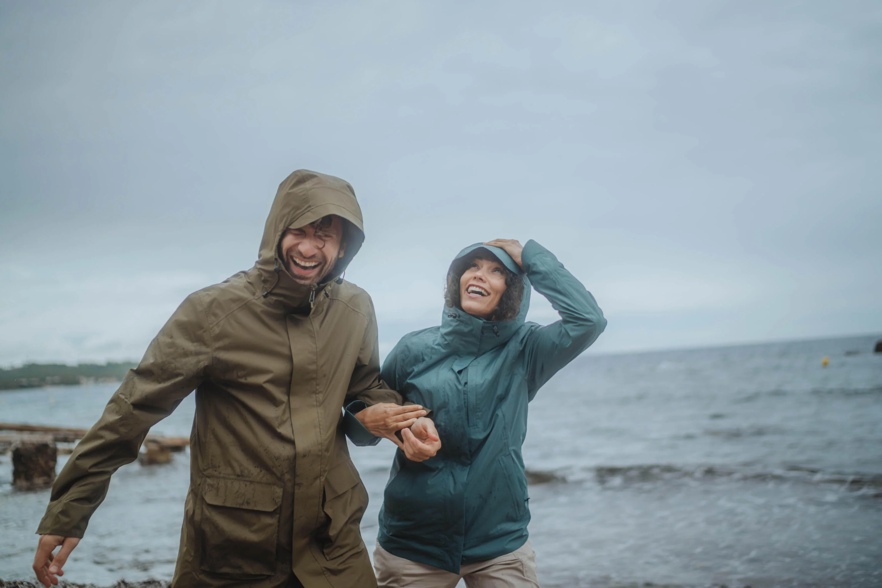 Quechua Women’s NH500 Waterproof Hiking Rain Jacket - Image 24