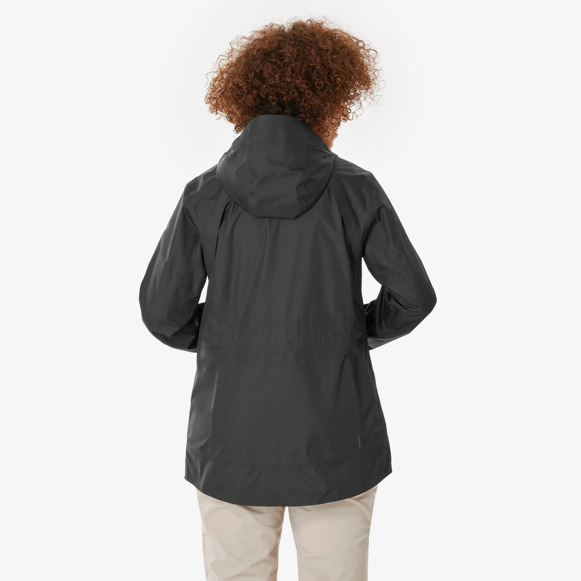 Quechua Women’s NH500 Waterproof Hiking Rain Jacket - Image 4