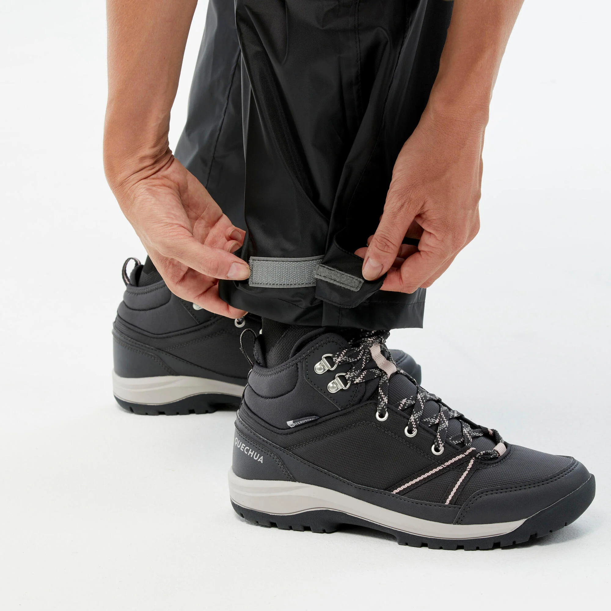 Quechua Women's Raincut Waterproof Over-Pants - Image 6