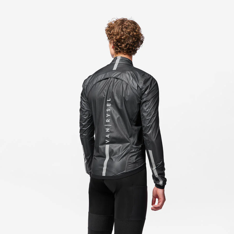 Van Rysel Men's Ultralight Waterproof Cycling Jacket - Image 3