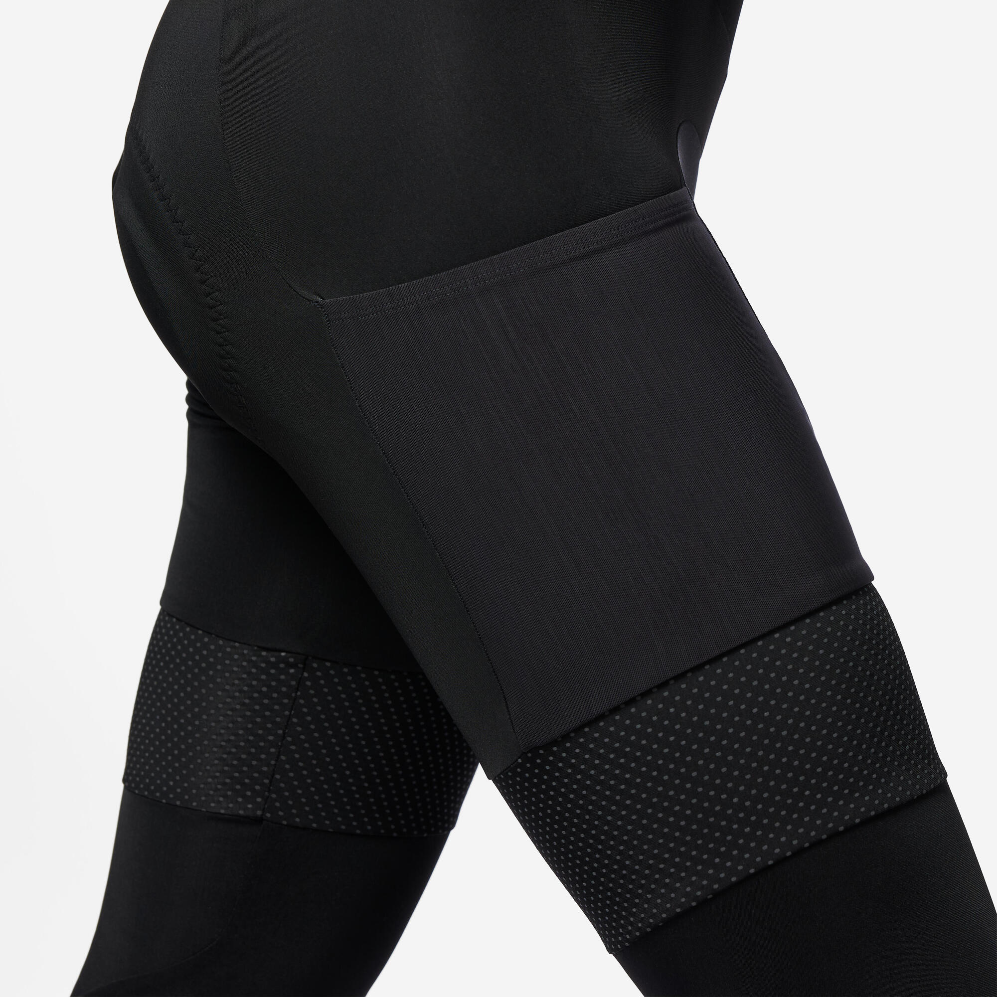 Van Rysel Men's Winter Road Cycling Tights Racer - Black - Image 4