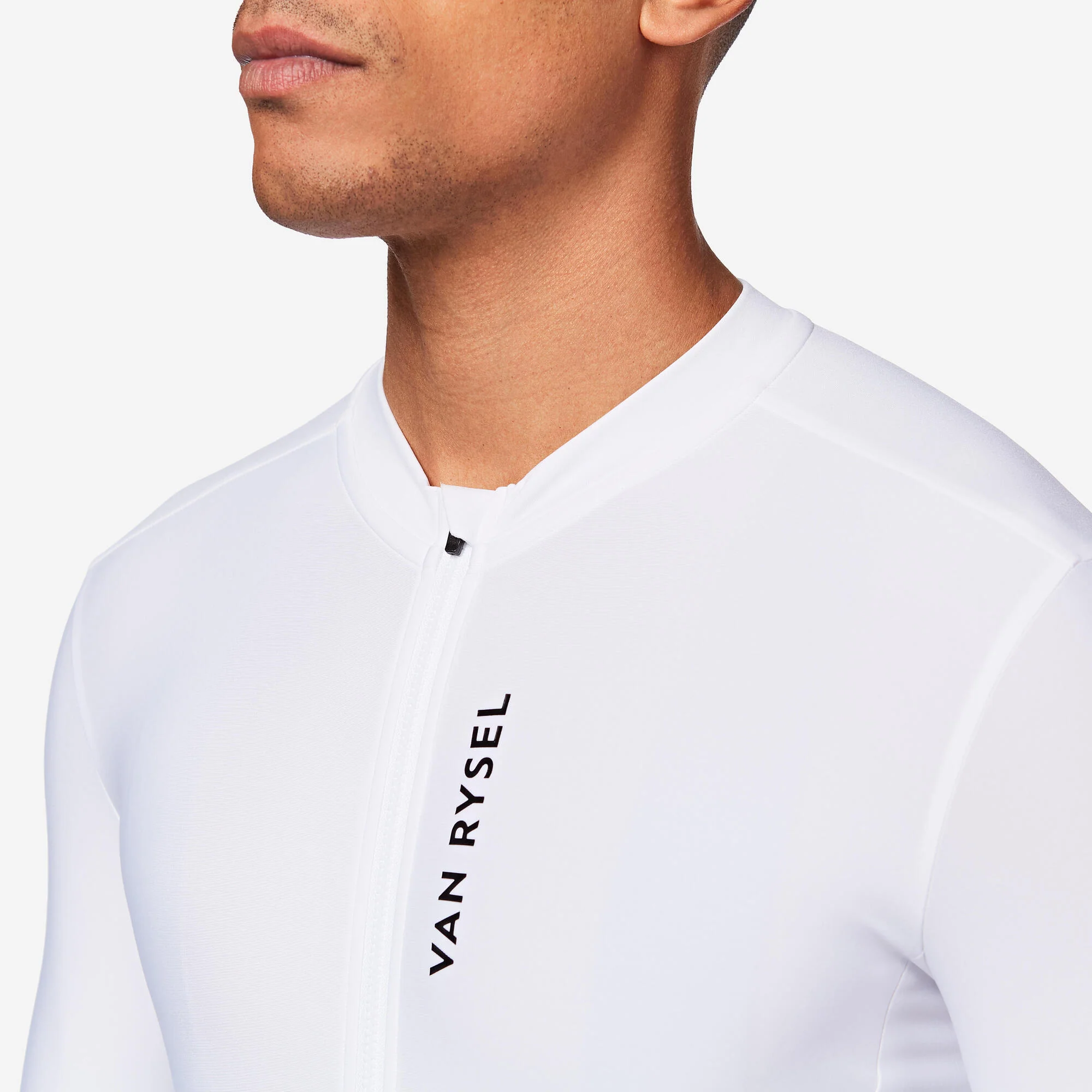 Van Rysel Unisex RCR 2 Long-Sleeved Fleece-Lined Cycling Jersey - Image 4